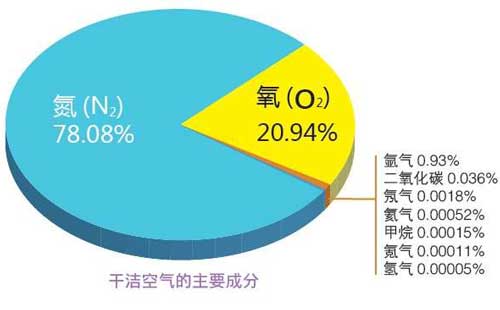 空氣中有氖氣嗎？空氣中有哪些氣體？